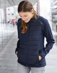 Softshell Steppjacke Damen Dunkelblau